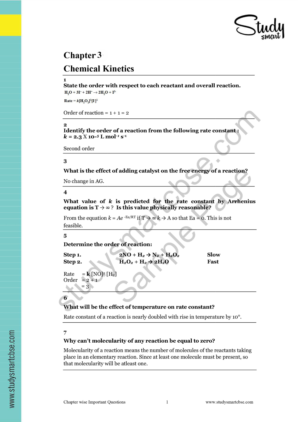 03. Chemical Kinetics