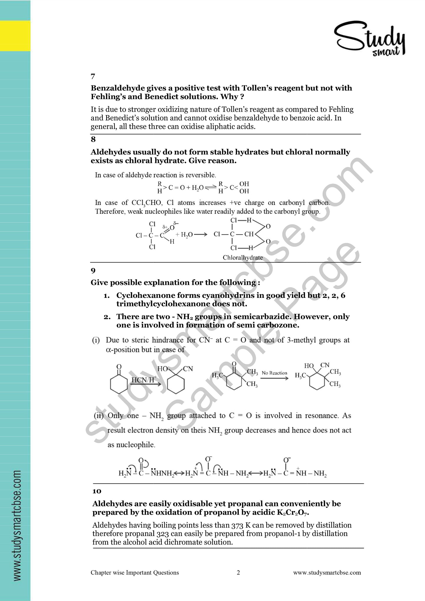 08. Aldehydes, Ketones and Carboxylicacids
