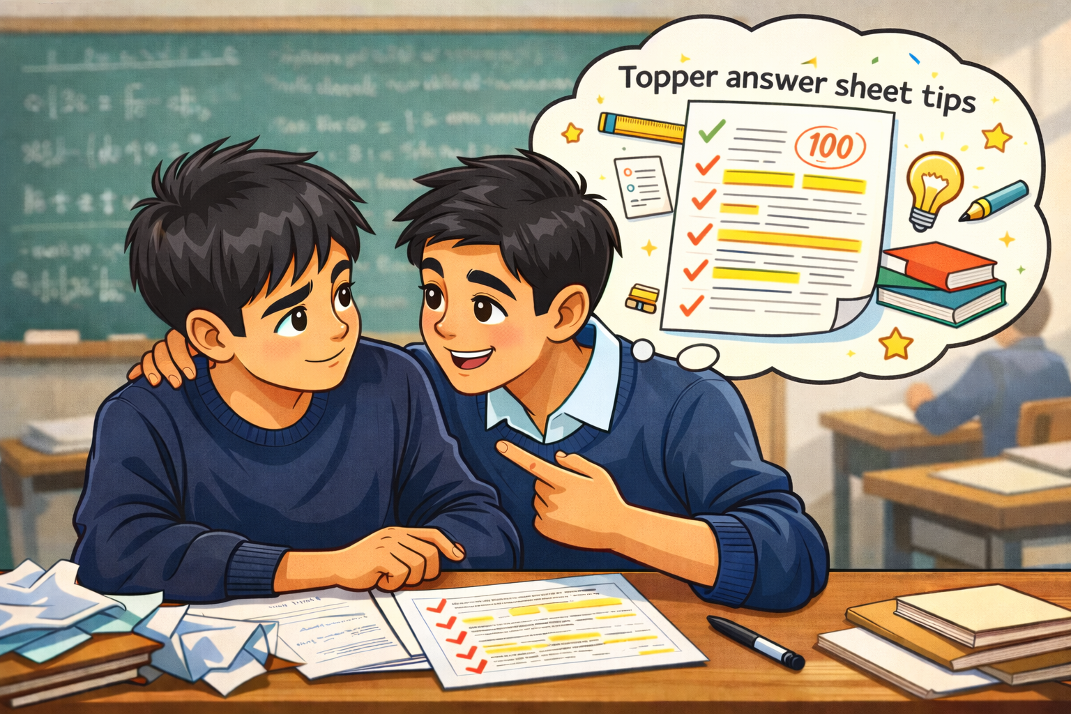 CBSE 10th Board Topper Answer Sheet Tips: Write Like A 95+ Scorer