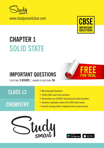 01. Solid State Important Questions - Class 12 Chemistry Chapter 1 Most Important Questions