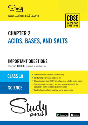 02. Acids, Bases, and Salts | Class 10 Science Chapter 2 Most Important Questions