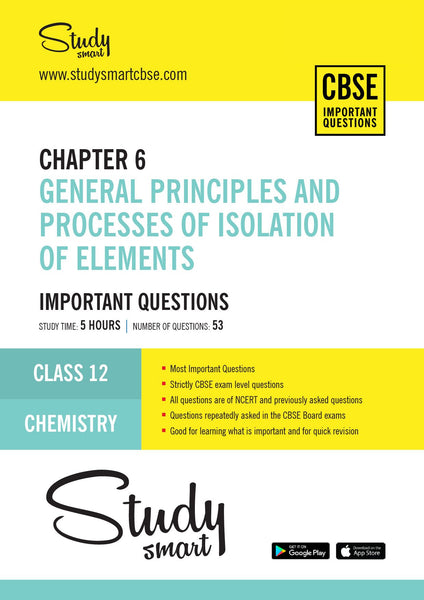 06. General principles and processes of isolation of elements