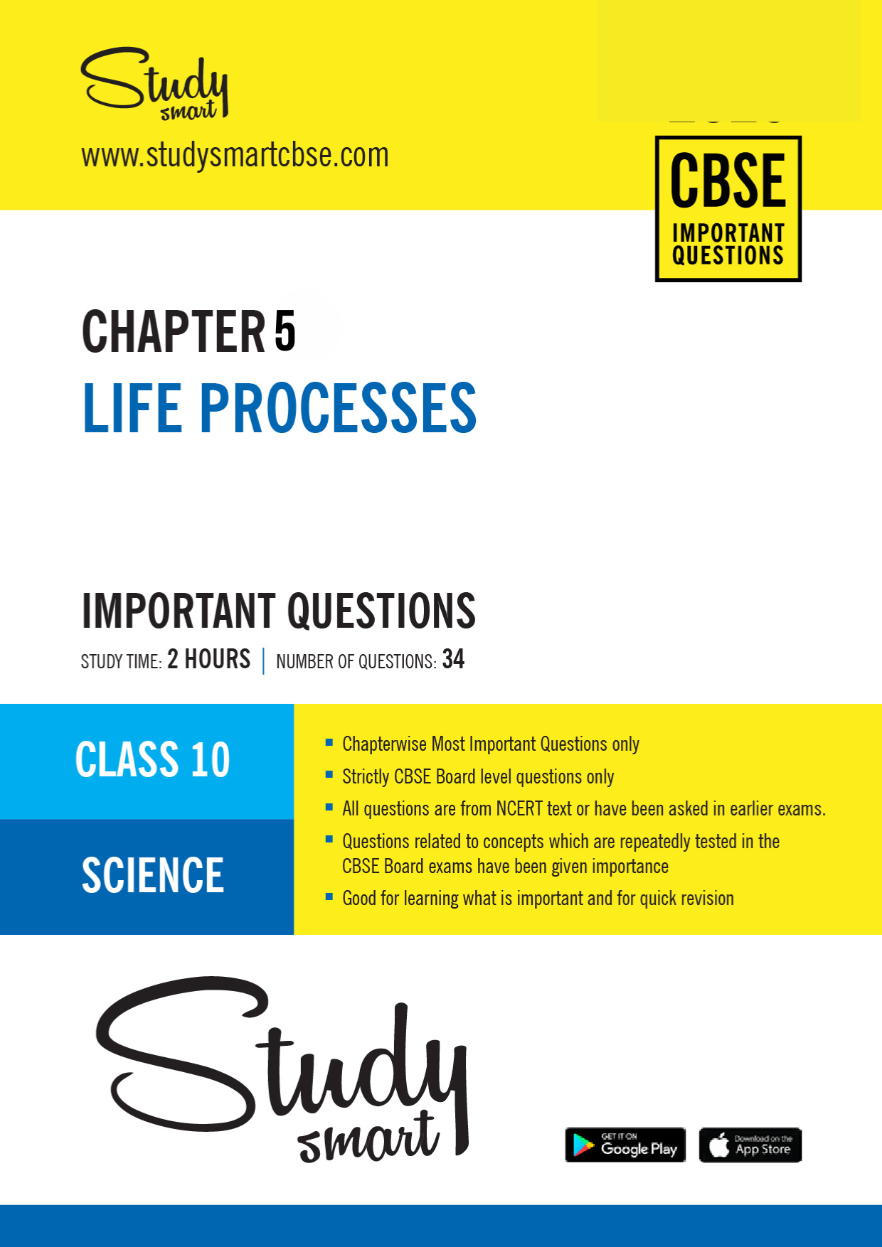 Class 10 Science Chapter 5 Life Processes Most Important Questions ...