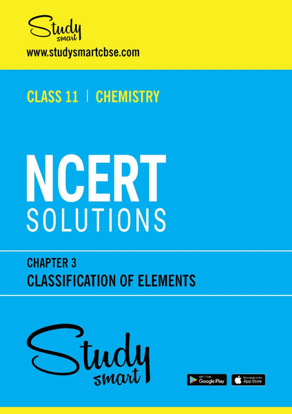 3. Classification of Elements