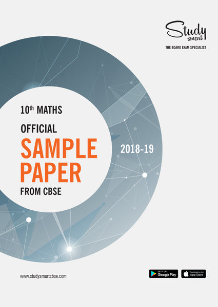 Official Sample Paper from CBSE 2018-19 Class 10th Maths (Solutions and Marking Scheme)