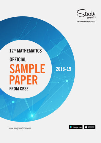 CBSE Class 12th Maths Official Sample Paper from CBSE for 2018-2019