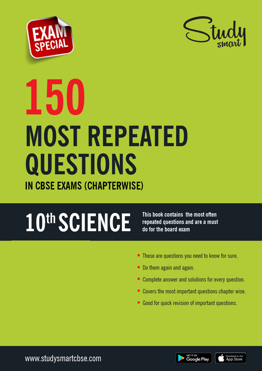 CBSE Most Repeated Questions in Science Class 10  (2025 - 2026)