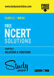 Free NCERT Solutions Class 12th Maths Chapter 1 Relations & Functions