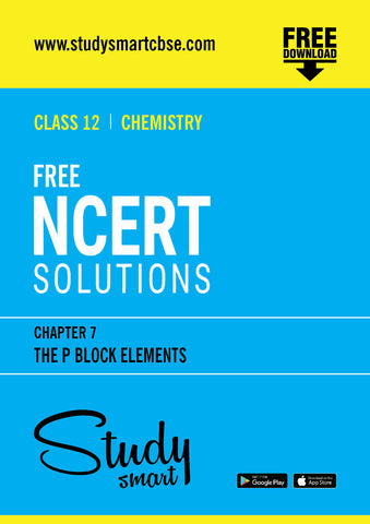 Free NCERT Solutions Class 12th Chemistry Chapter 7 The P Block Elements
