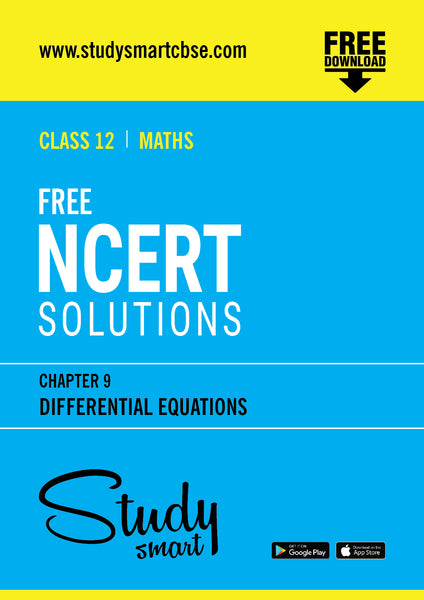 Free NCERT Solutions Class 12th Maths Chapter 9 Differential Equations
