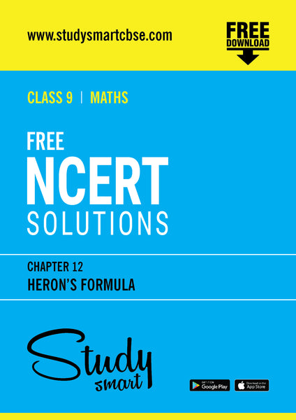 Free NCERT Solutions Class 9th Maths Chapter 12 Heron’s Formula