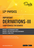 Derivations 03 - EM Waves, Ray optics and Wave optics